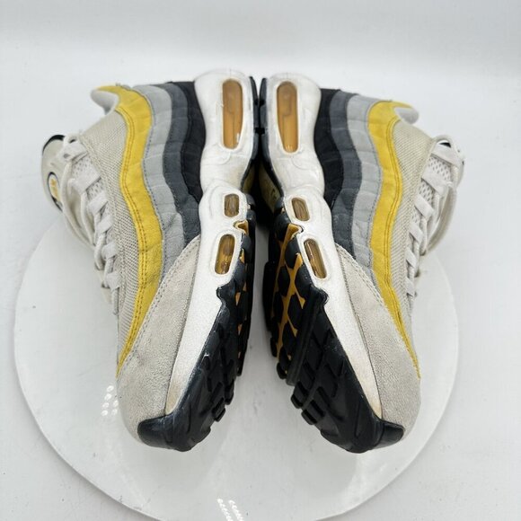 Nike Air Max 95 Men Size 11.5 CD7495-100 Grey Amarillo Yellow Training Shoes - Picture 5 of 11
